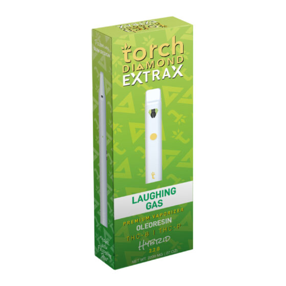 Torch Diamond Extrax - THC Vape - Oleoresin:THCB:THCP Disposable Pen - Laughing Gas - 2.2g