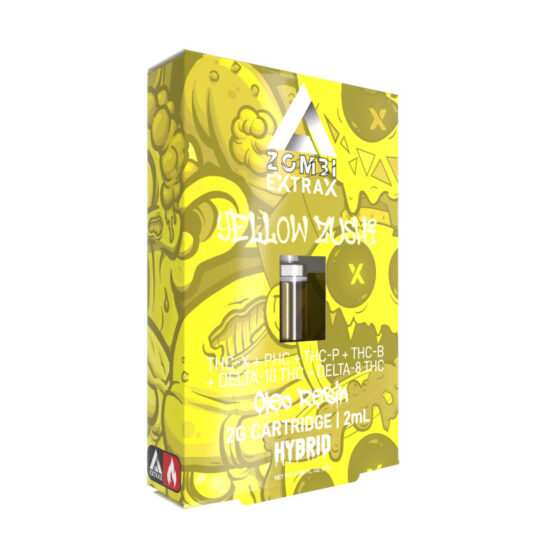 Zombi Extrax - THC Edible - D8:D10:THCP:THCB Oleo Resin Blend Cartridge - Yellow Zushi - 2g