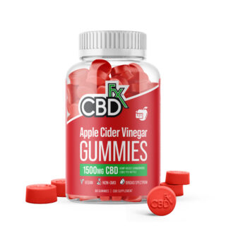 CBD Gummies - Broad Spectrum Apple Cider Vinegar Gummies - 25mg - 1500mg by CBDfx