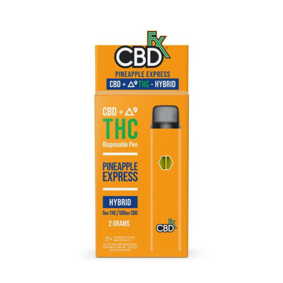 CBDfx - Delta 9 Disposable - Pineapple Express Hybrid - 2 Grams - 10 Pack