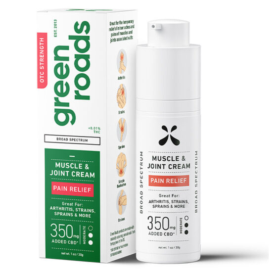 Green Roads - CBD Topical - OTC Pain Relief Muscle and Joint Cream - 350mg-750mg