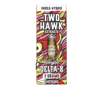 Two Hawk Hemp - Delta 8 Vape - D8 Cartridge - Wedding Cake - 2g