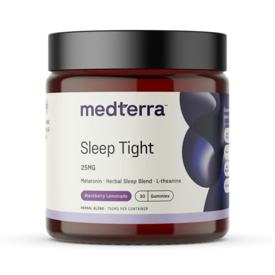 Medterra CBD Gummies for Sleep with Melatonin + L-Theanine - Blackberry Lemonade