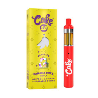 Weed Pen - D8 Disposable Vape Pen - Banana Runtz - 2 Grams by Cake