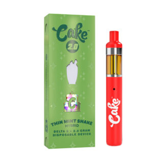 Weed Pen - D8 Disposable Vape Pen - Thin Mint Shake - 2 Grams by Cake