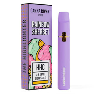 Canna River - HHC Vape - Disposable Highlighter - Rainbow Sherbet - 2.5g