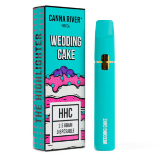 Canna River - HHC Vape - Disposable Highlighter - Wedding Cake - 2.5g