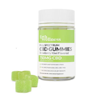 Erth Wellness - CBD Edible - Full Spectrum Gummies - Strawberry Kiwi - 25mg
