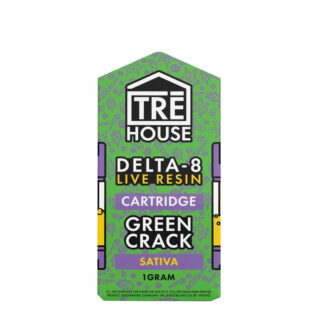 Weed Pen - D8 Live Resin Vape Cartridge - Green Crack - 1g by TRE House