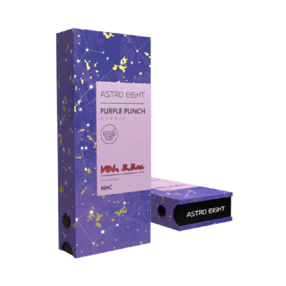 HHC Vape - Disposable Vape Pen - Purple Punch - 2.2ml by Astro Eight