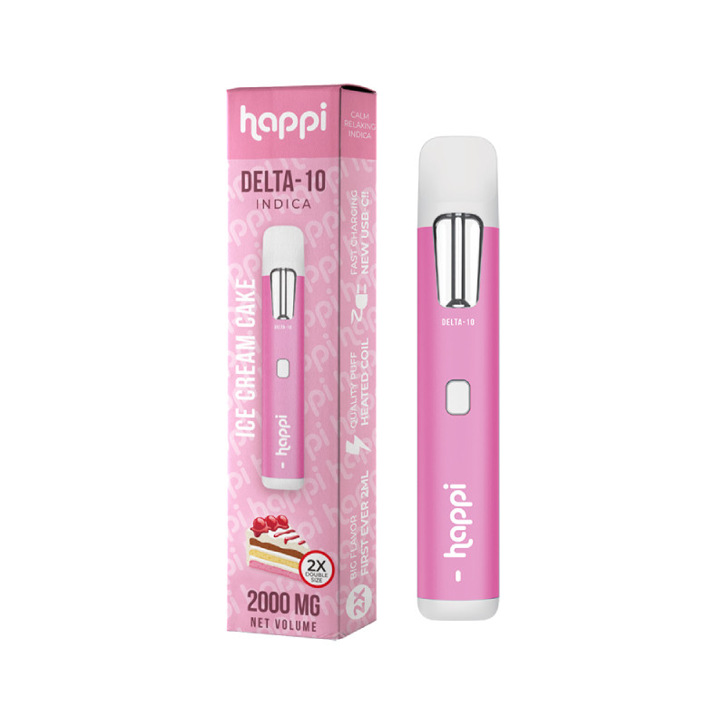 Weed Pen – Ice Cream Cake D10 Disposable Vape Pen – 2ml by Happi - Best ...