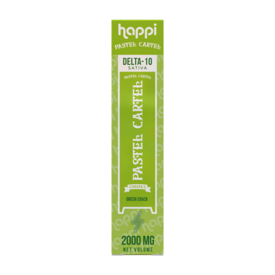 Weed Pen - Green Crack D10 Disposable - 2ml - By Happi x Pastel Cartel