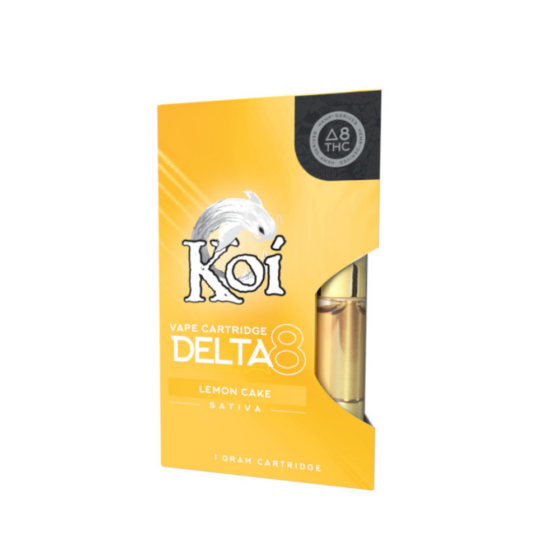 Delta 8 Vape - Lemon Cake Cartridge - 1g by Koi CBD