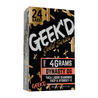 Geek'd - THCA Vape Device - 24K - 4g - Dynasty OG (Hybrid)