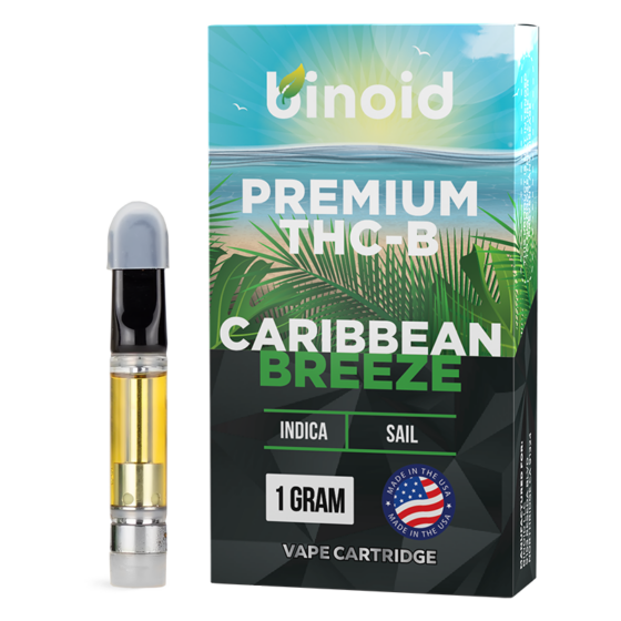 THC-B Vape Cartridge - Caribbean Breeze - Indica 1g - Binoid