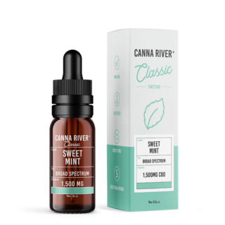 Canna River - CBD Oil - Classic Broad Spectrum Tincture - Sweet Mint -15ml
