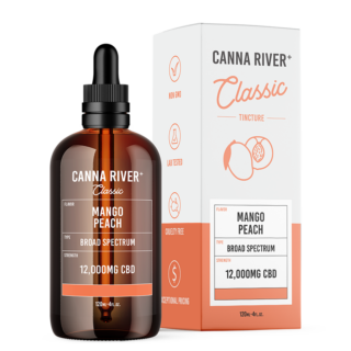 Classic CBD Oil Tincture - Mango Peach - Canna River