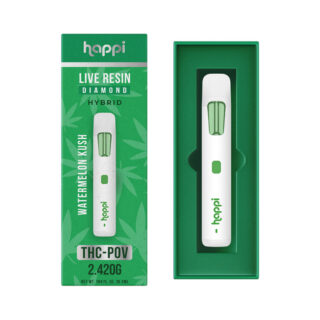 Weed Pen - Watermelon Kush THC-POV Live Resin Diamond Blend Disposable - 2ml - By Happi