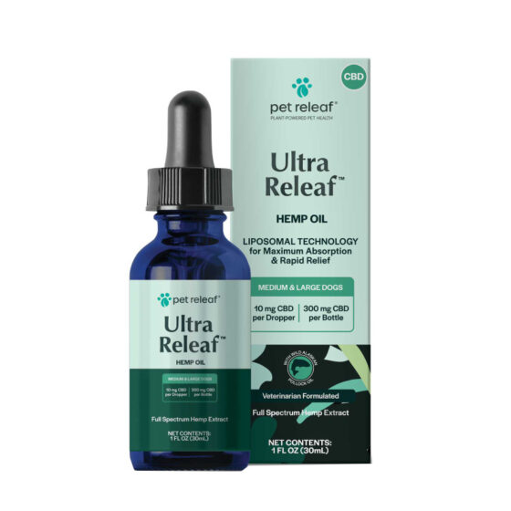 CBD Pet - Liposome Ultra Relief Hemp Oil - 300mg - By Pet Releaf