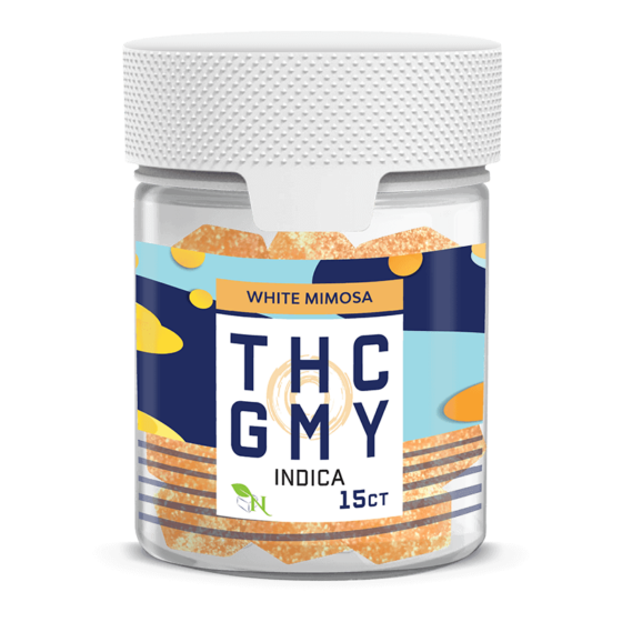 THC Edibles - White Mimosa THC GMY Gummies - 15mg - By A Gift From Nature