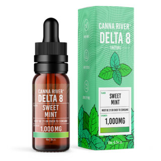 Delta 8 Tincture - Sweet Mint Flavor - 1000mg by Canna River