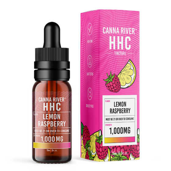 HHC Oil Tincture - Lemon Raspberry - Canna River