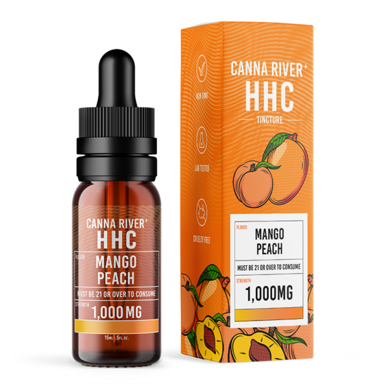 HHC Oil Tincture - Mango Peach - Canna River