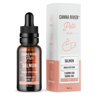 CBD:CBG Pet Oil - Salmon Tincture - 30ml by Canna River