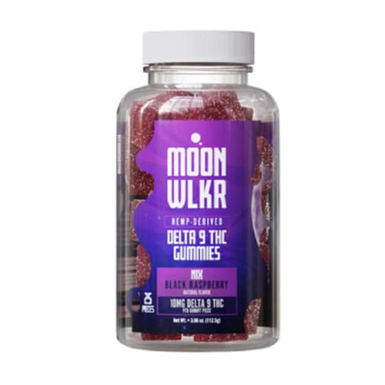 Delta 9 THC Gummies - Black Raspberry - MoonWLKR