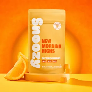 CBD + Delta 9 THC Gummies for Daytime with CBG - Orange - Snoozy