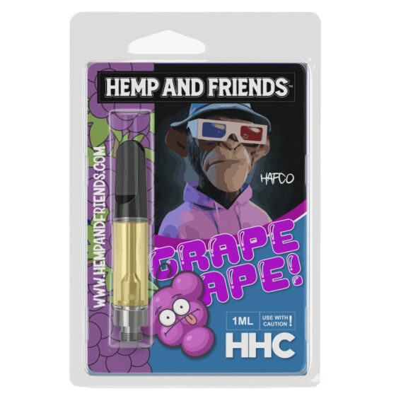 Hemp and Friends - HHC Vape - Cartridge - Grape Ape - 1ml