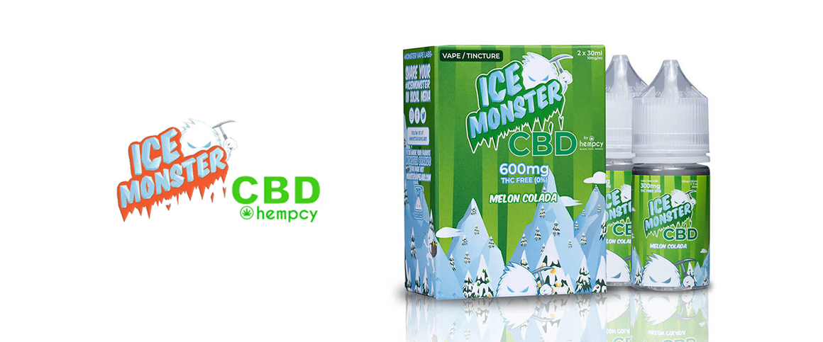 Ice Monster CBD - CBD Vape - Melon Colada - 600mg - 2400mg