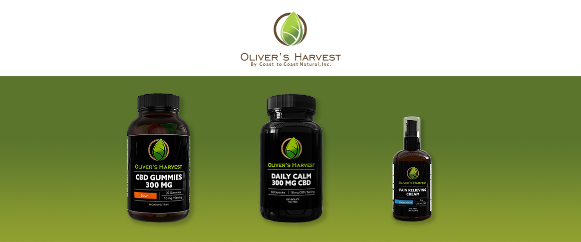 Oliver's Harvest CBD - CBD Tincture - Broad Spectrum Peppermint Oil - 250mg-1000mg