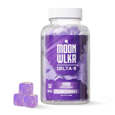 MoonWLKR - Delta 8 Edible - Hydra Gummies - Purple Punch - 625mg