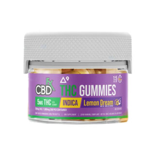 Delta 9 Gummies - Delta 9 THC:CBD Gummies Lemon Dream - 5mg - By CBDfx - 40 Count Jar