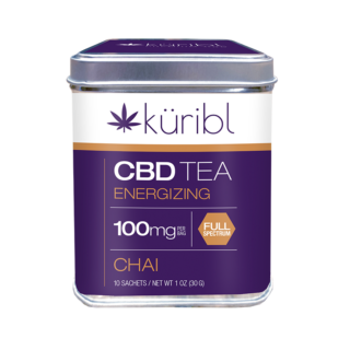CBD Drink - Chai Energizing CBD Tea - 100mg - By Kuribl
