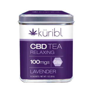 CBD Drink - Lavender Relaxing CBD Tea - 100mg - By Kuribl