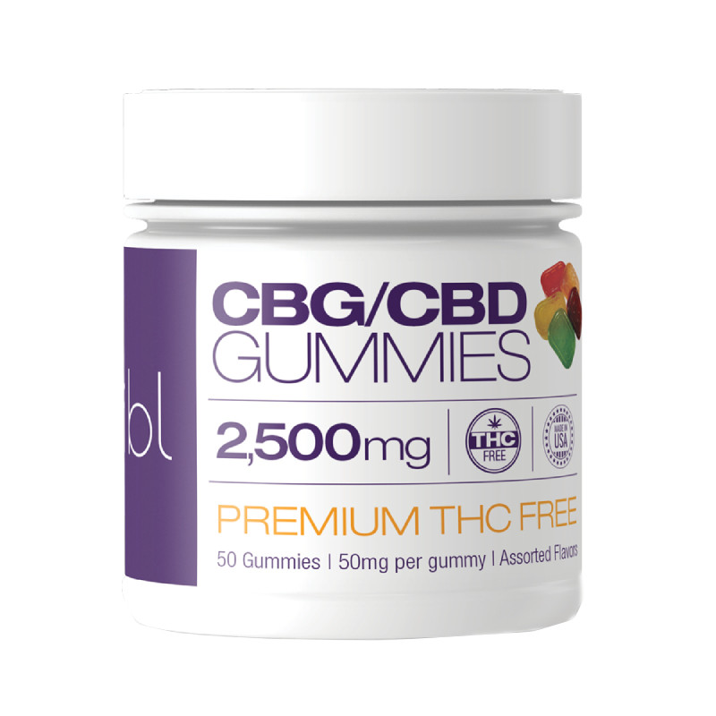 CBG + CBD Gummies Assorted Fruit Flavors Küribl