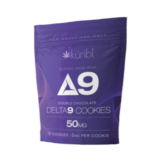 THC Edibles - Double Chocolate D9 Cookies - 5mg - By Kuribl