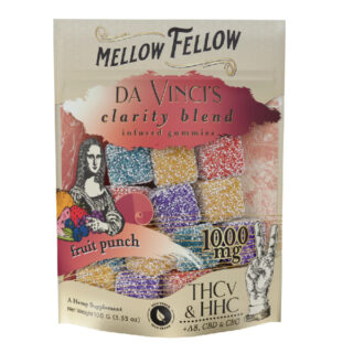 THC Edibles - Fruit Punch Da Vinci's Clarity Blend Disposable - 50mg - By Mellow Fellow