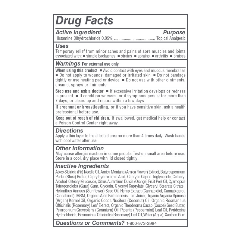 cbdMD - CBD Topical - Recover Pump - 1500mg - Label