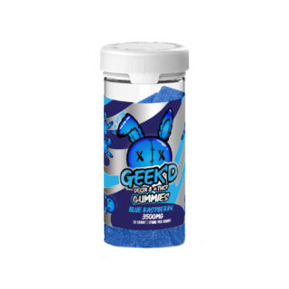 Geek'D - Delta 8 Edibles - D8 + THC-P Gummies - Blue Raspberry - 3500mg