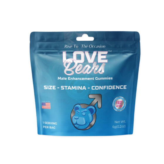 CBD Gummies For Sex - Male Enhancement Gummies - 2-Count Pouch - By Love Bears