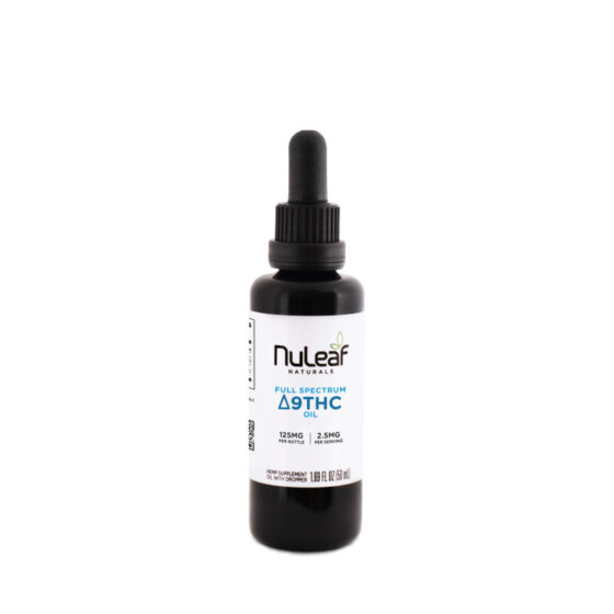 Nuleaf Naturals - THC Oil - Full Spectrum D9 Tincture - 125mg