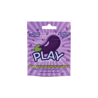CBD Gummies For Sex - Blueberry Male Enhancement Gummy - By Play - Front