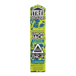 TRE House - THC Vape - THC-P+D8+D9+D10 Disposable - Lemon Jack - 2g