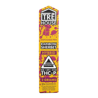 TRE House - THC Vape - THC-P+D8+D9+D10 Disposable - Rainbow Sherbet - 2g