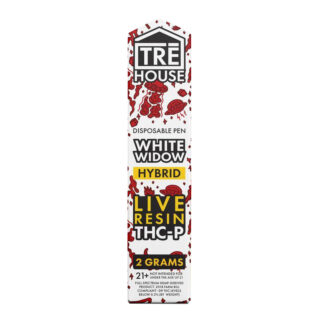 TRE House - THC Vape - Live Resin THC-P + D8 Disposable - White Widow - 2g