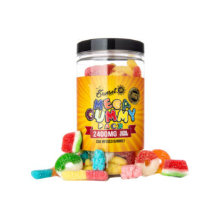 Sunset CBD - CBD Edibles - Broad Spectrum Gummies - Mixed Gummy Pack - 2400mg