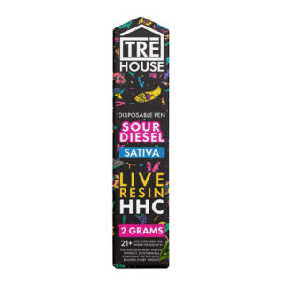 TRE House - HHC Vape - Live Resin HHC Disposable - Sour Diesel - 2g